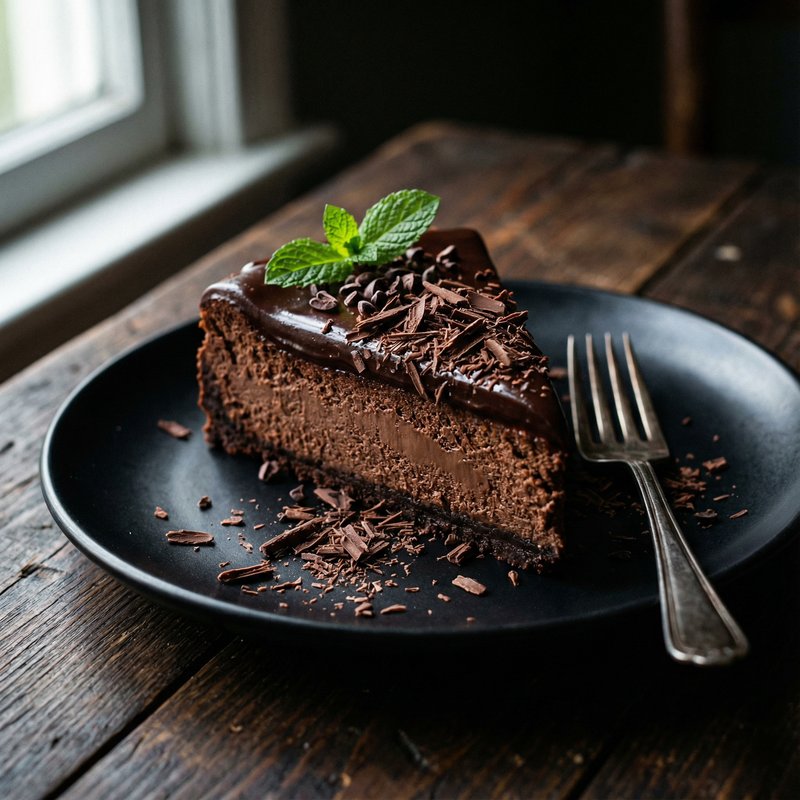 No-Bake Chocolate Cheesecake