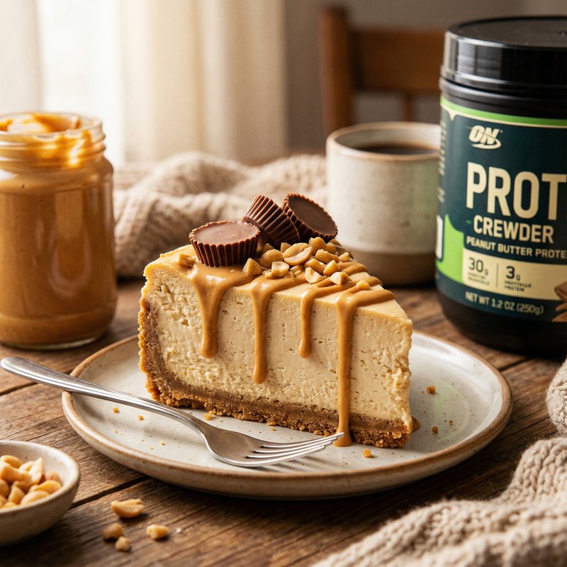 Single-Serving Peanut Butter Cheesecake